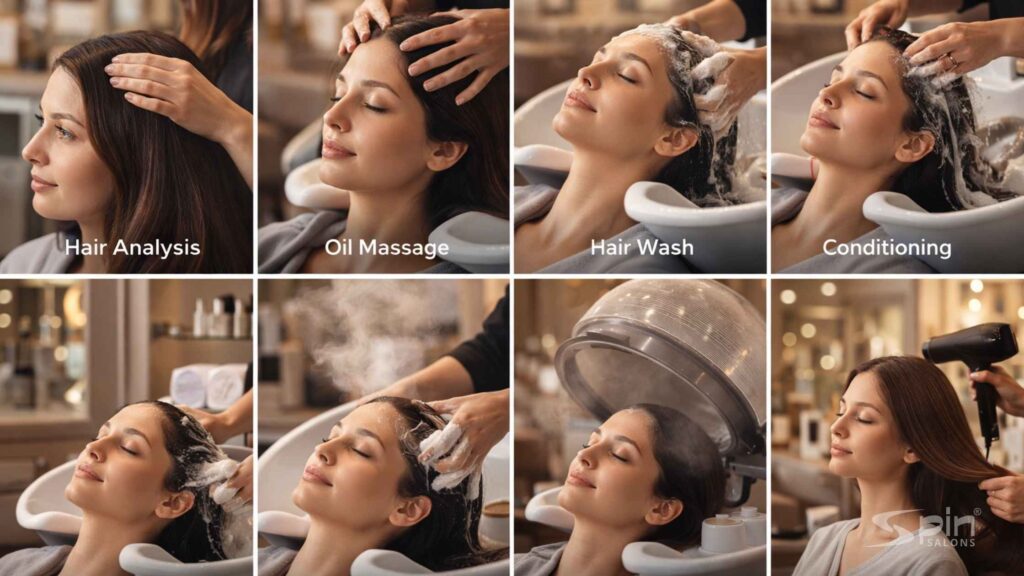 Hair spa process