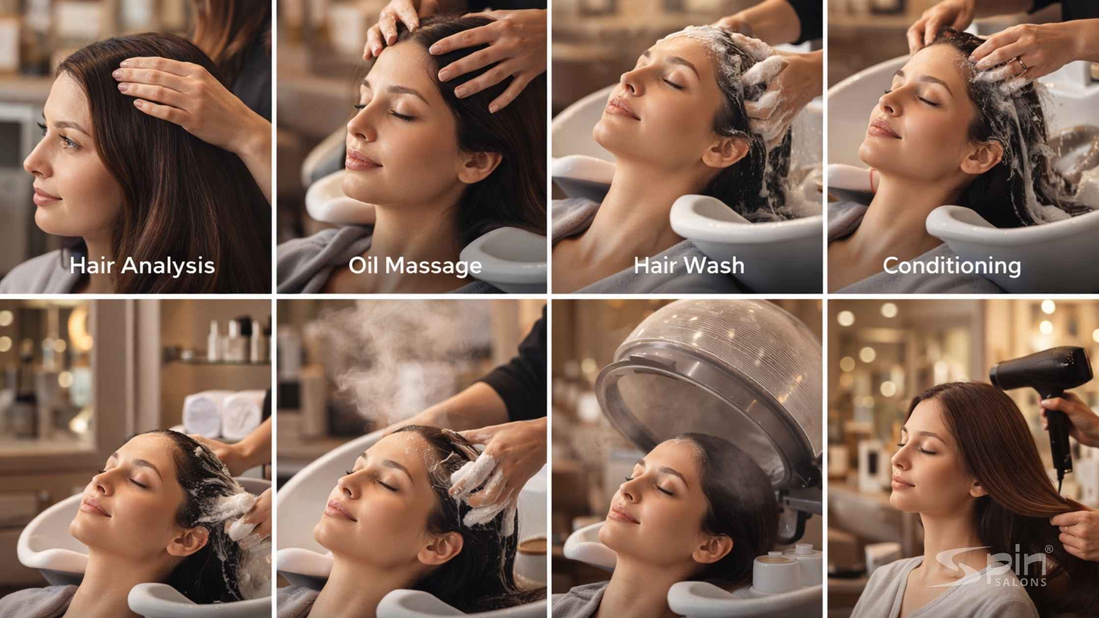 Hair spa process