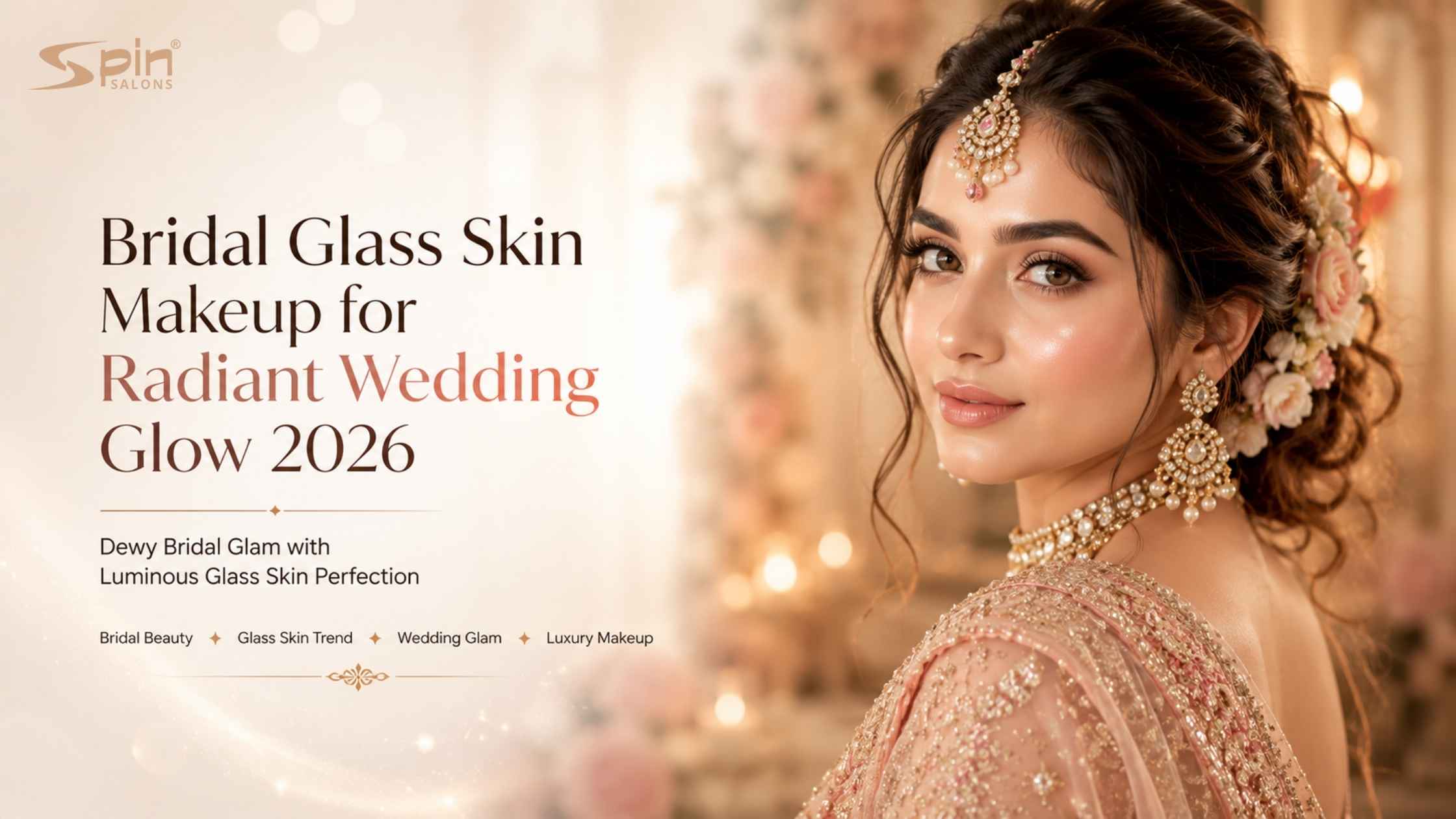 Bridal Glass Skin Makeup for Radiant Wedding Glow 2026