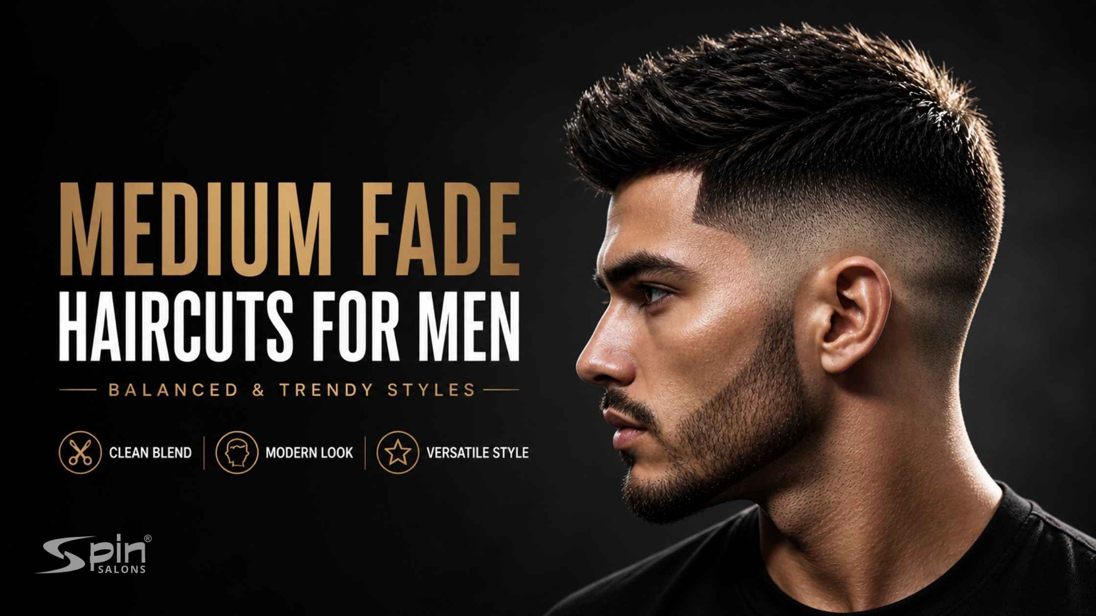 Medium Fade Haircuts for Men: Balanced & Trendy Styles