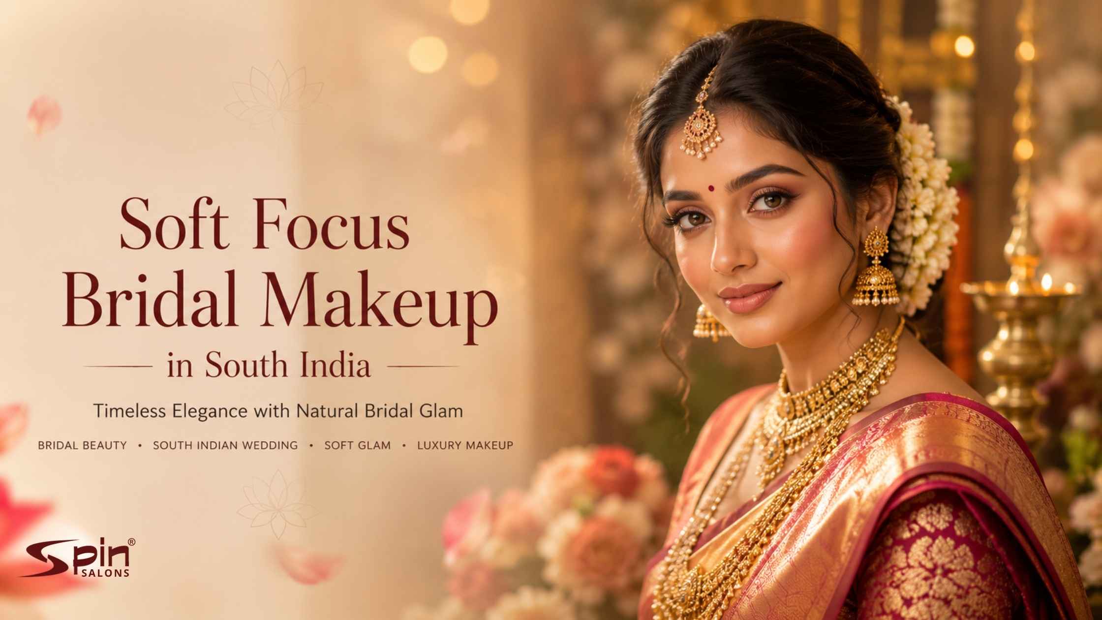 Soft Focus Bridal Makeup in South India