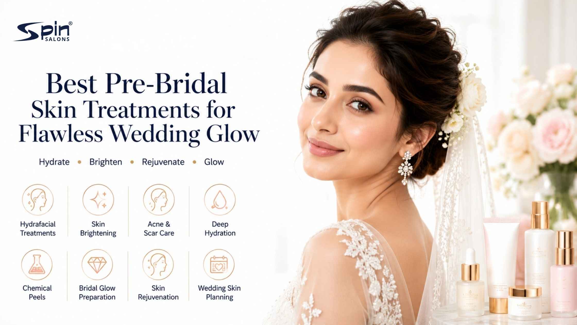 Best Pre-Bridal Skin Treatments for Flawless Wedding Glow