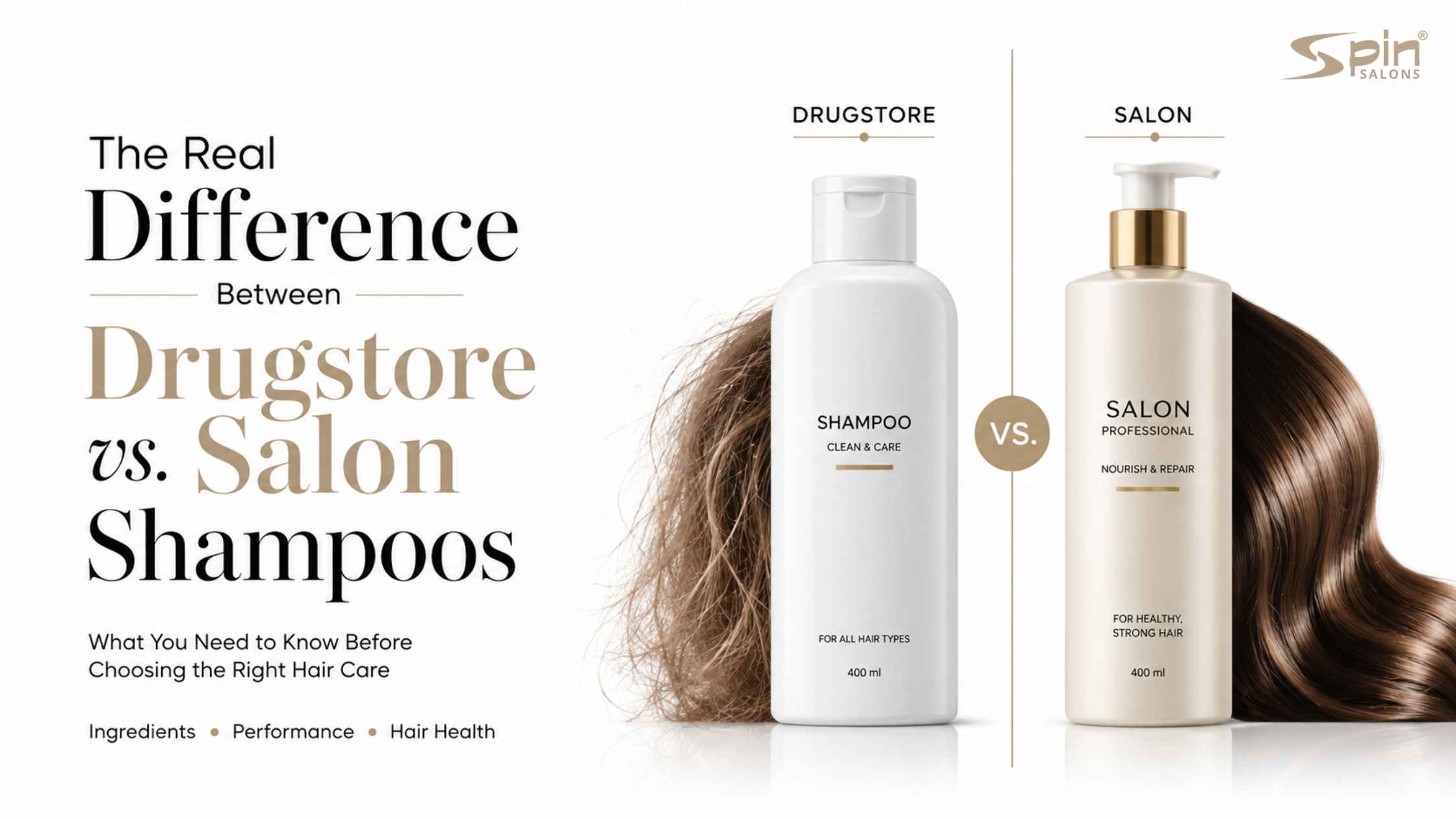 The Real Difference Between Drugstore vs. Salon Shampoos