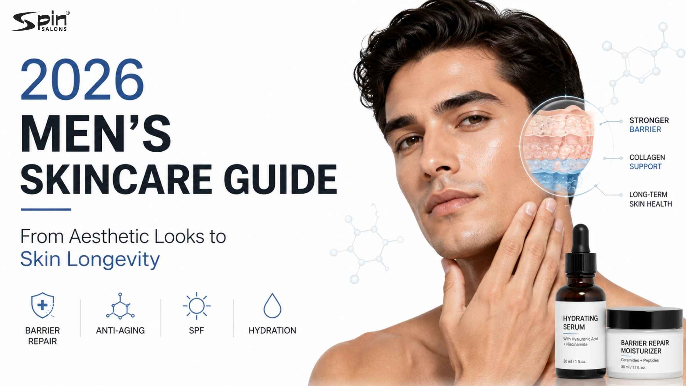 2026 Men’s Skincare Guide: Moving From Pure Aesthetic Looks to Skin Longevity