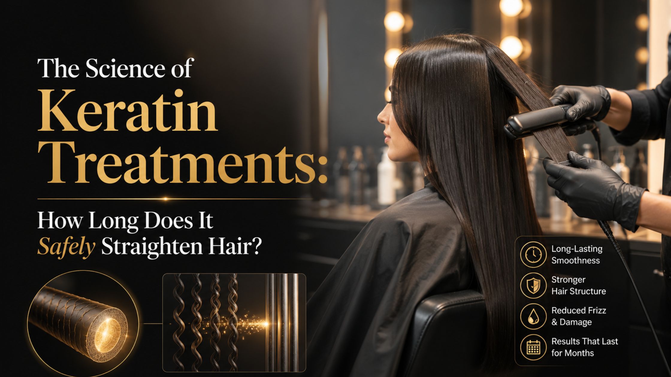 The Science of Keratin Treatments: How Long Does It Safely Straighten Hair?