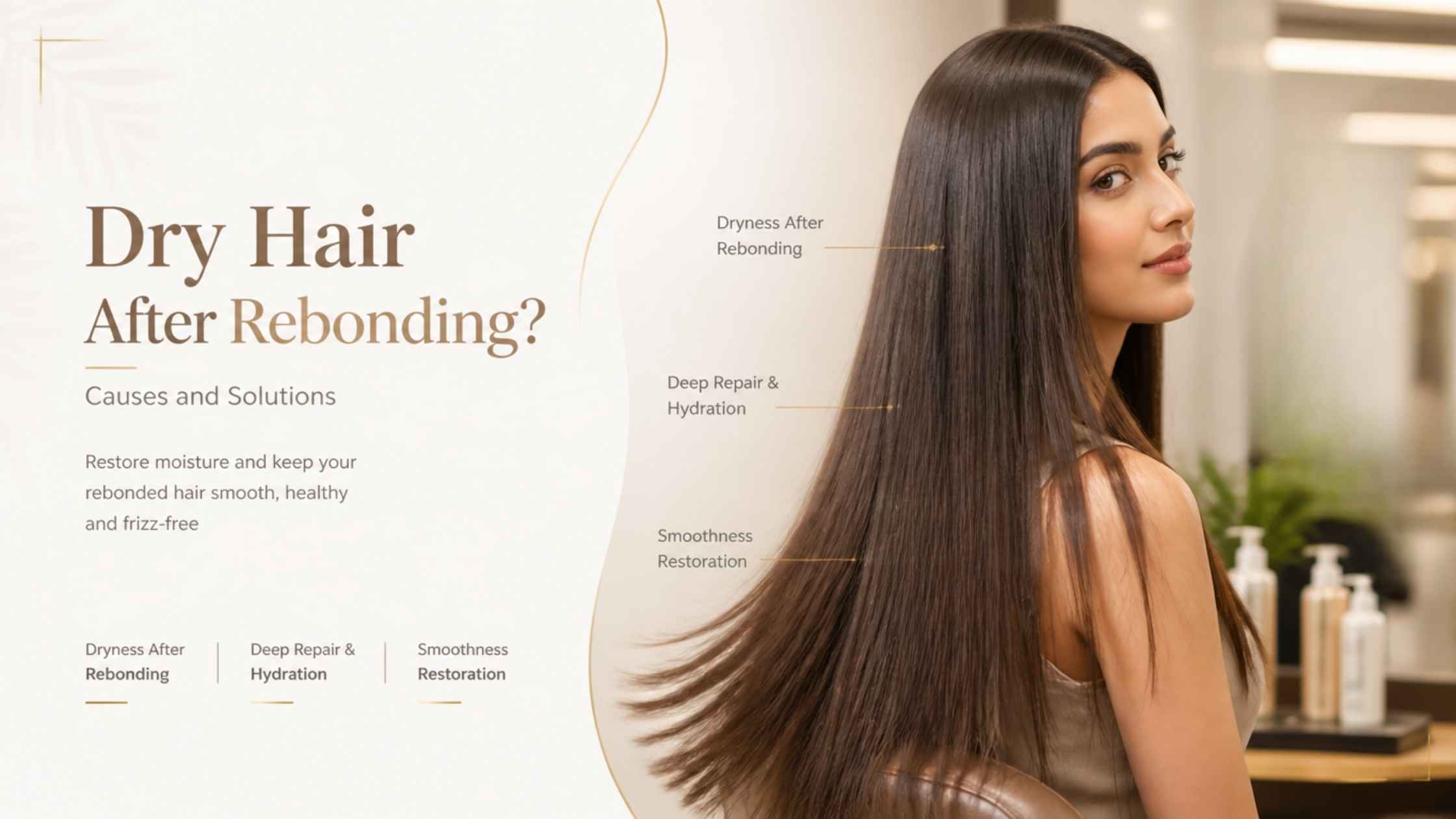 Dry Hair After Rebonding? Causes and Solutions