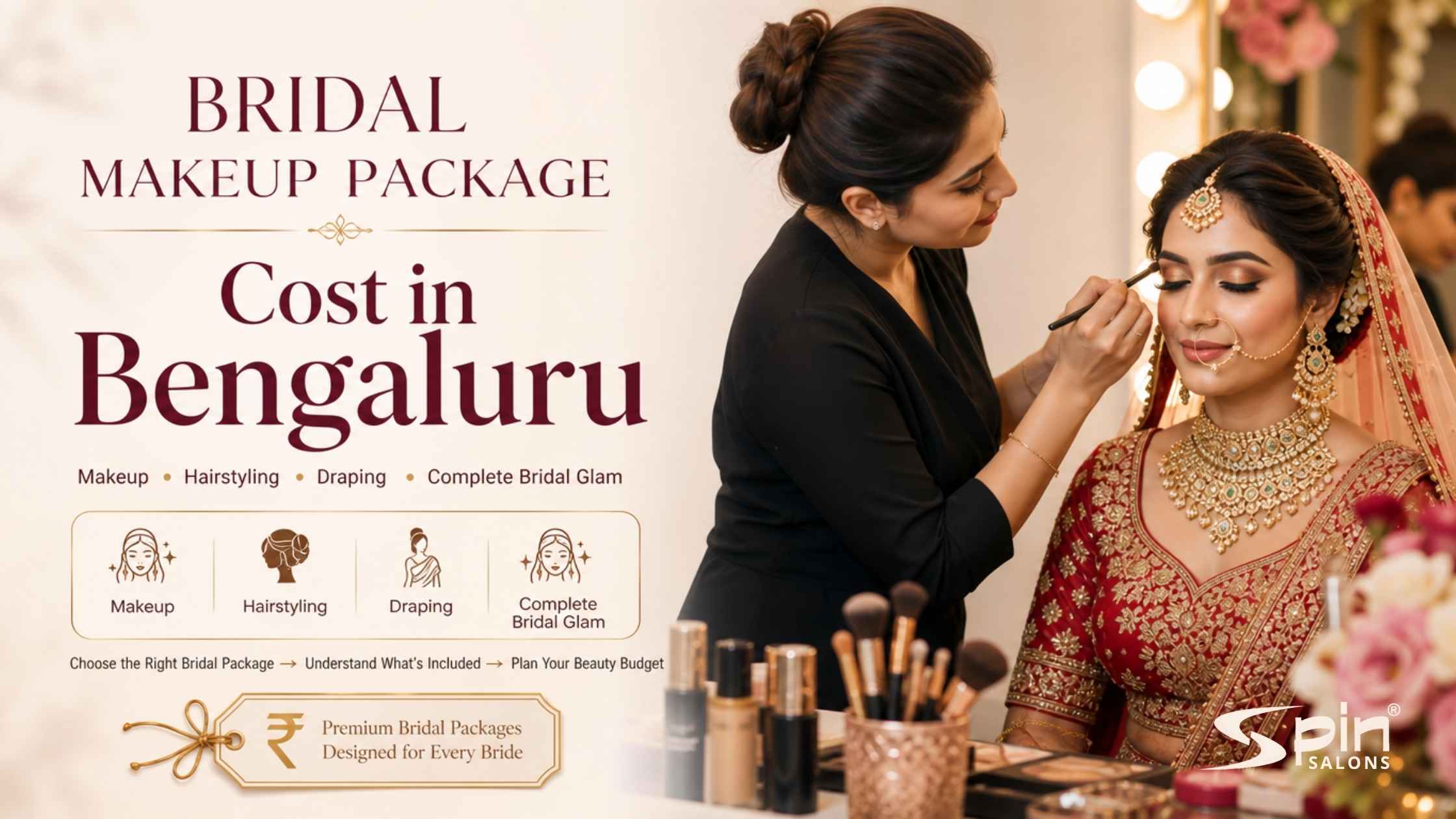 Bridal Makeup Package Cost in Bengaluru
