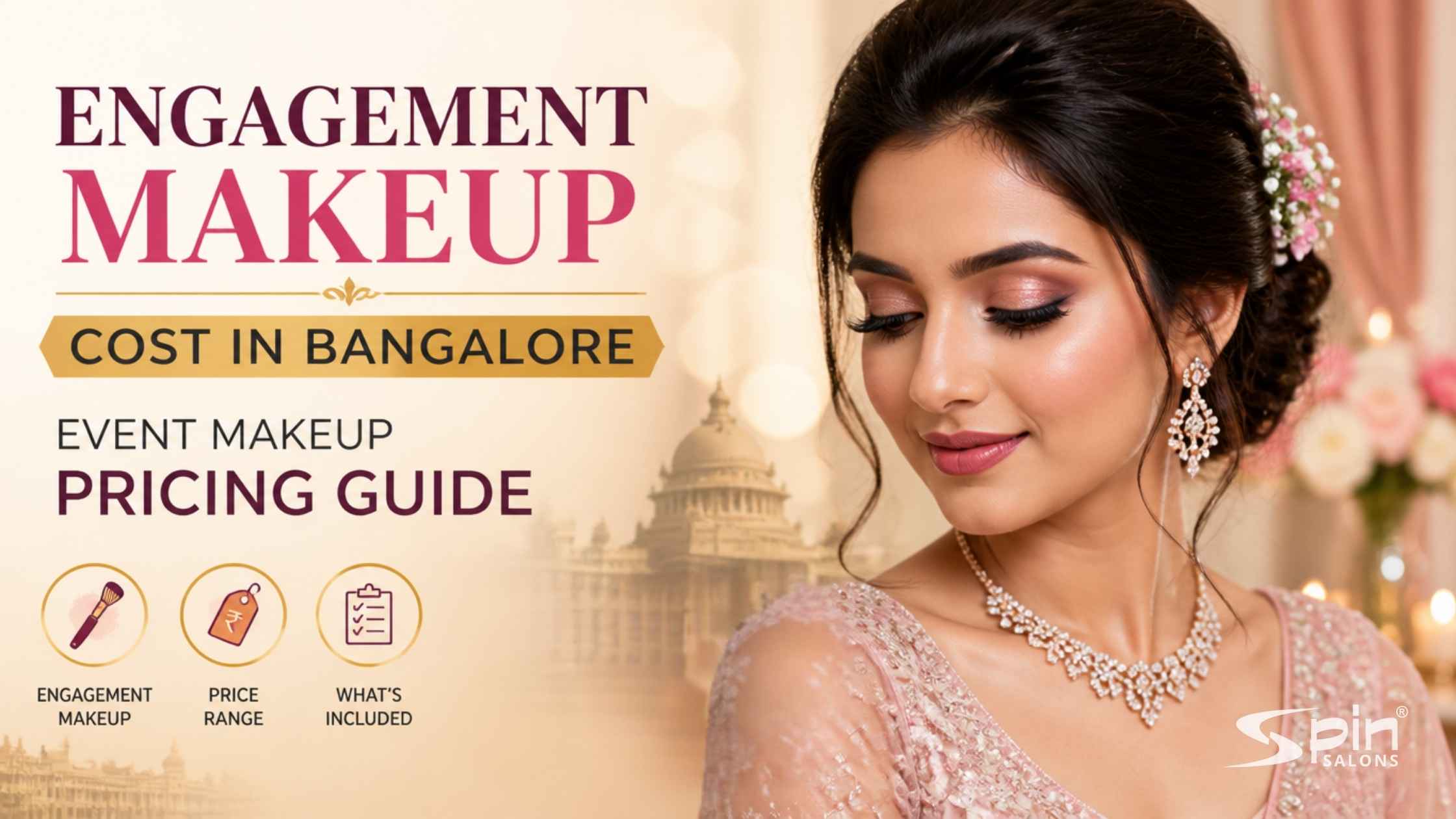Engagement Makeup Cost in Bangalore: Event Makeup Pricing Guide