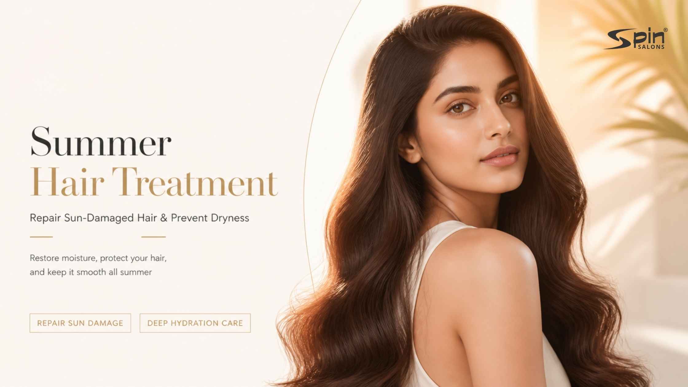 Summer Hair Treatment: Repair Sun-Damaged Hair & Prevent Dryness