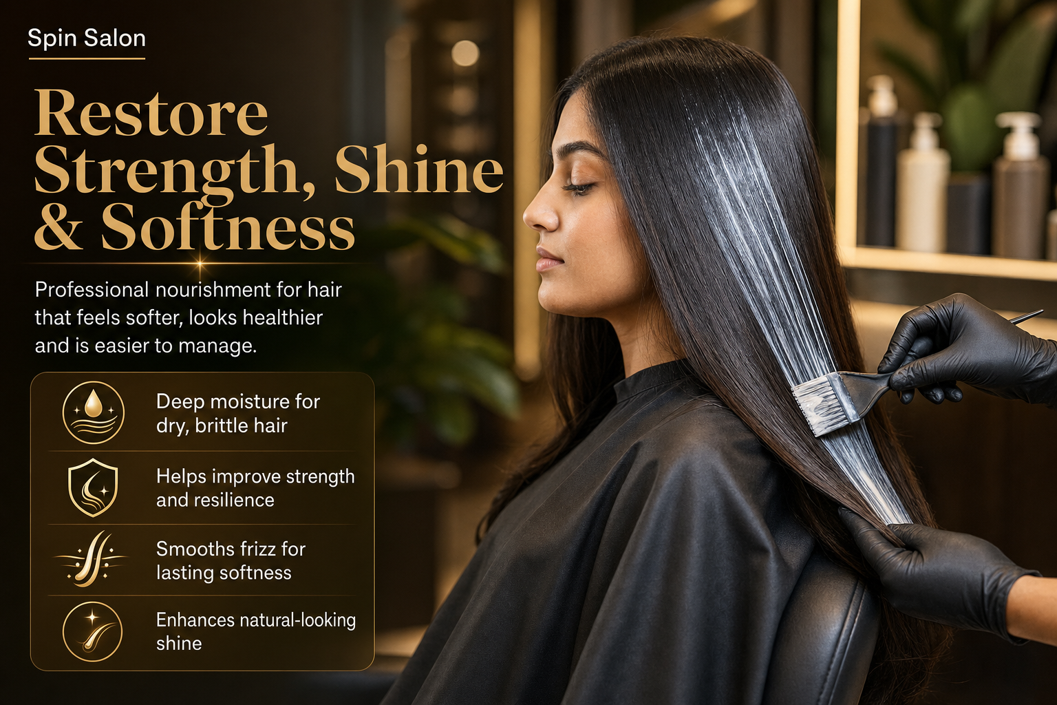Nourishing Hair Treatment: Restore Strength, Shine & Softness