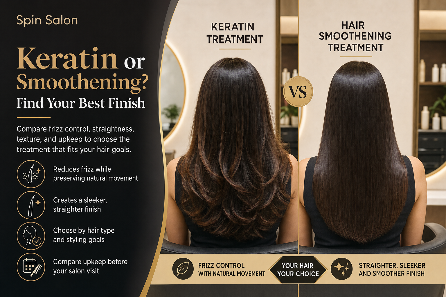 Keratin vs Hair Smoothening: Which Hair Treatment Is Right for You?
