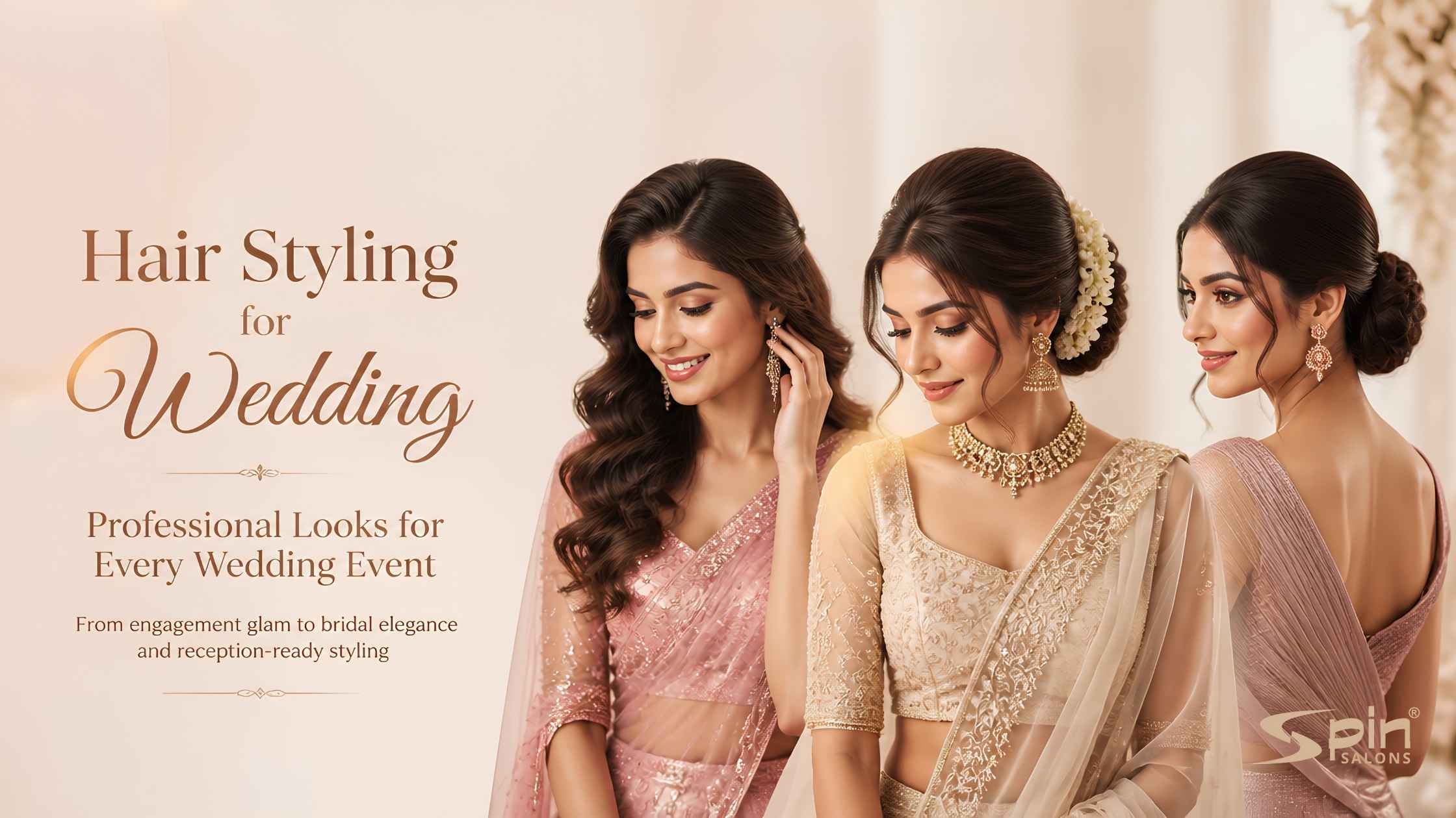Hair Styling for Wedding: Professional Looks for Every Wedding Event