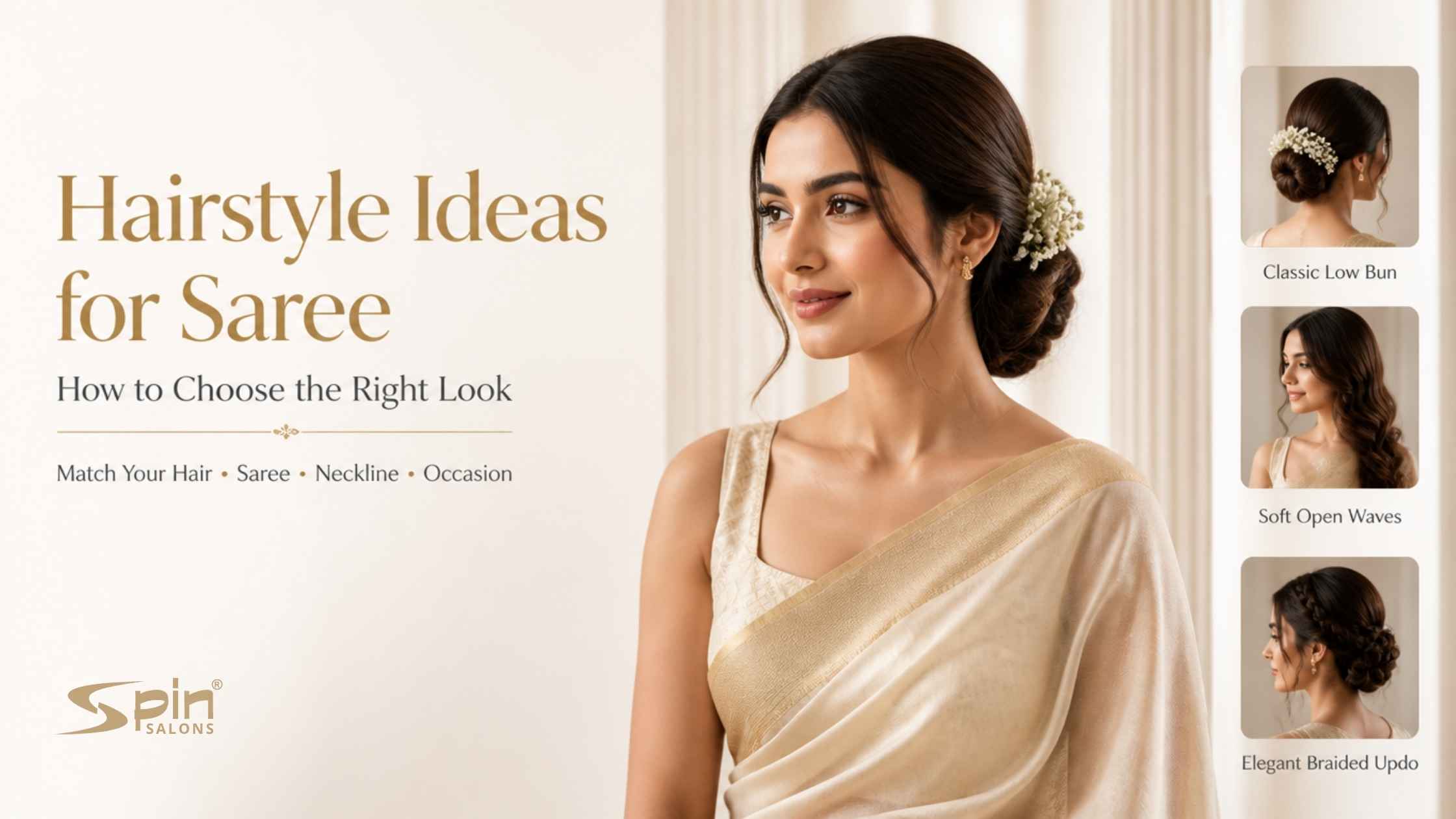 Hairstyle Ideas for Saree: How to Choose the Right Look
