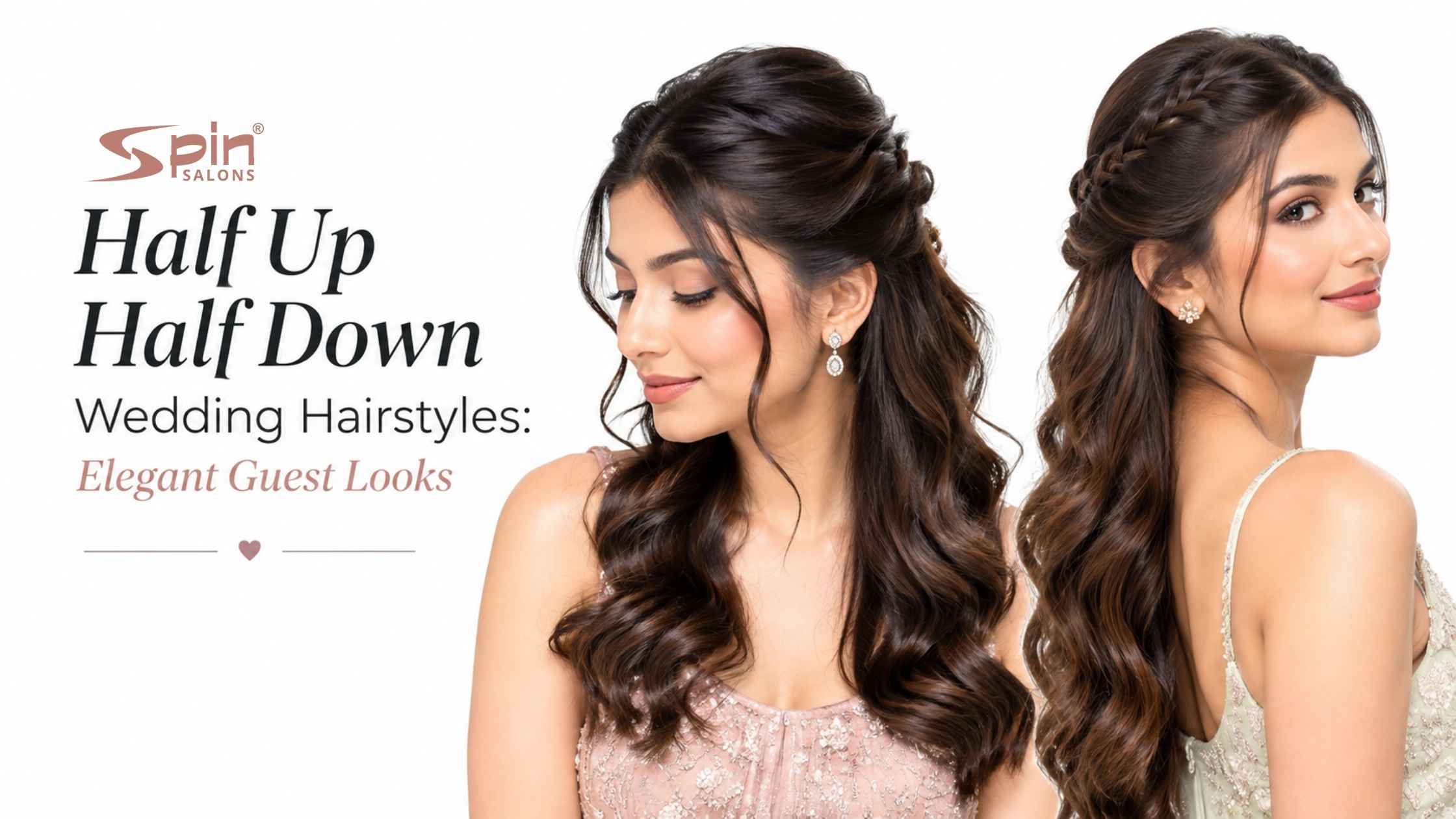 Half Up Half Down Wedding Hairstyles: Elegant Guest Looks
