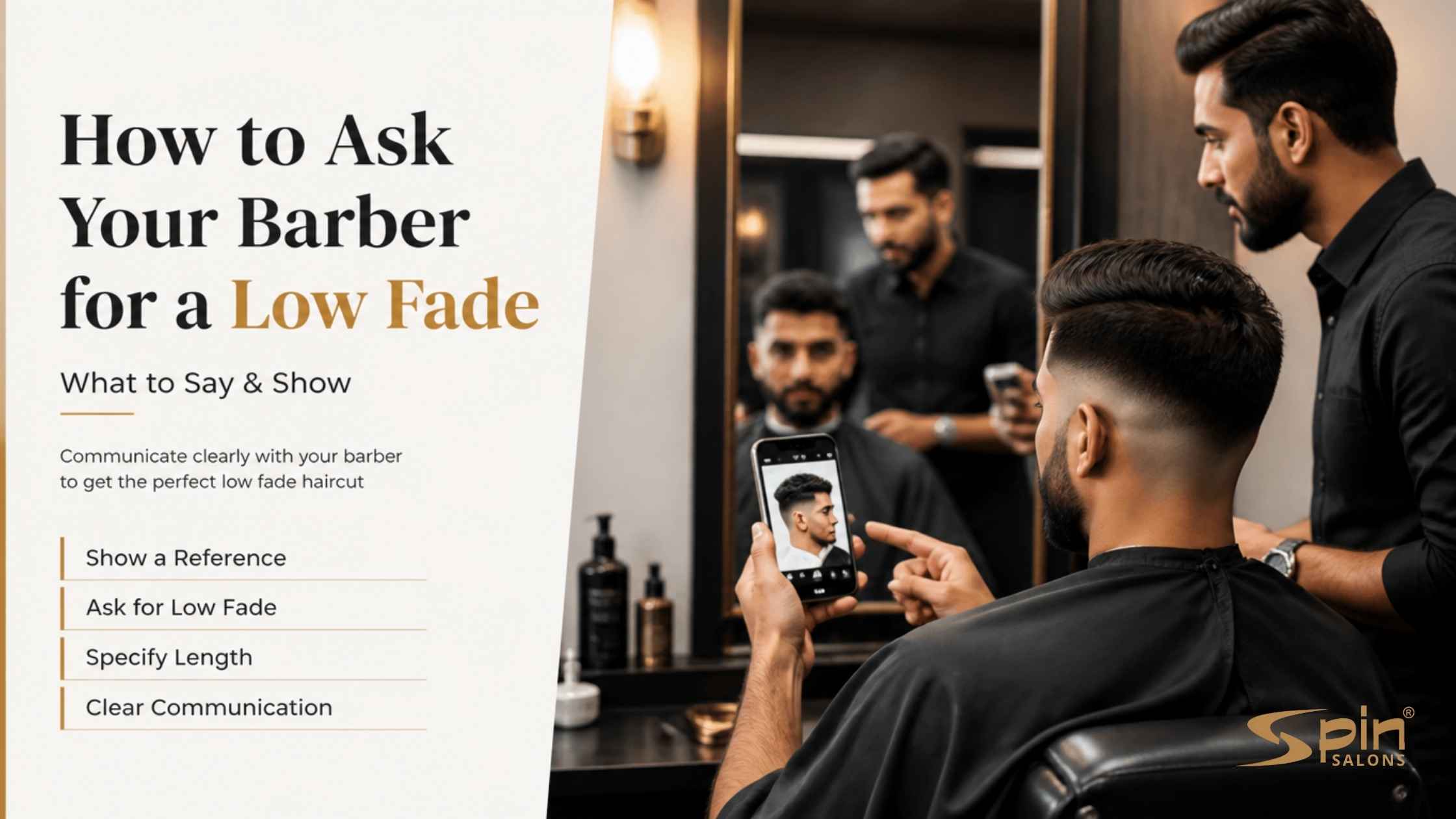 How to Ask Your Barber for a Low Fade: What to Say & Show