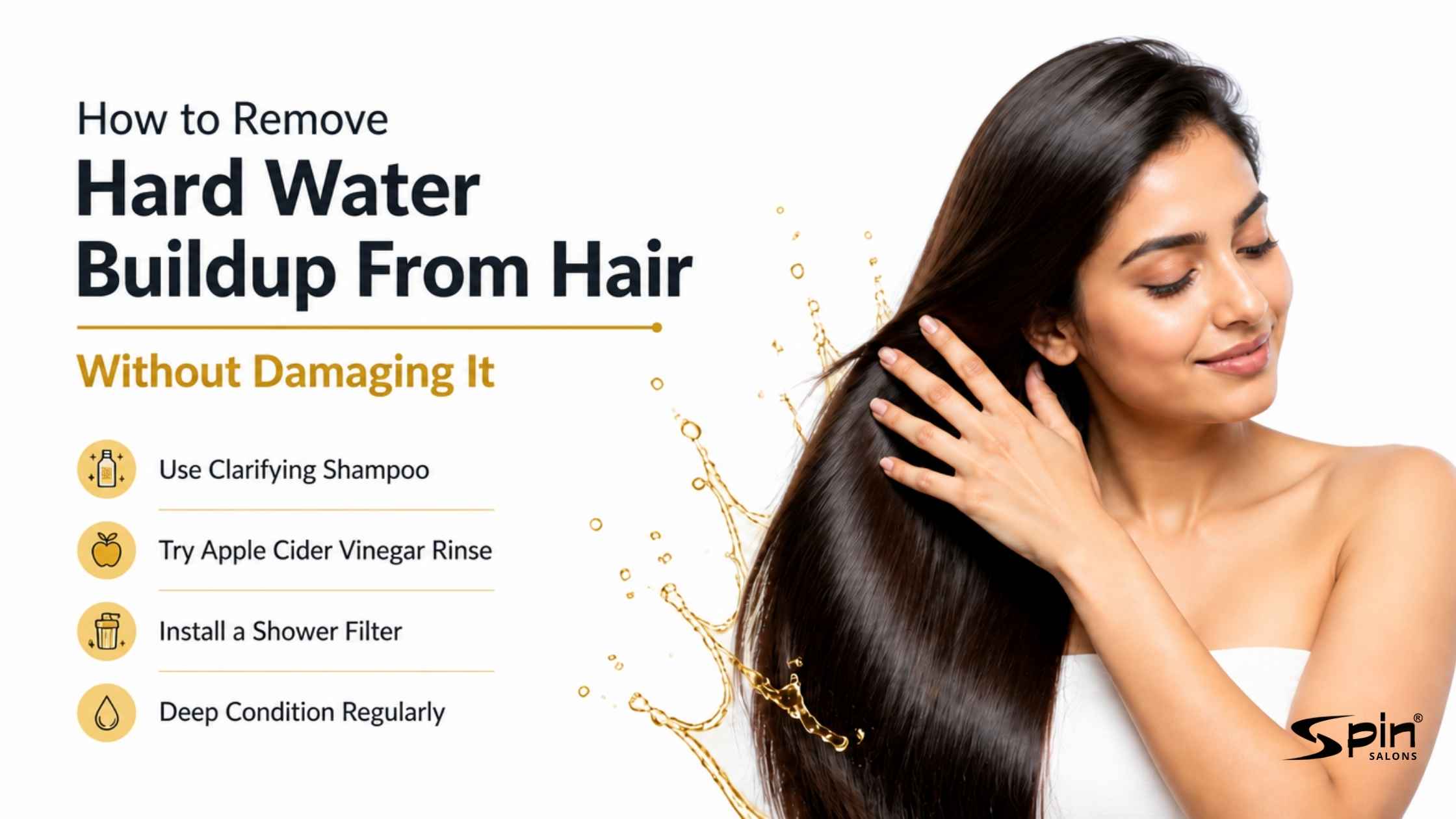 How to Remove Hard Water Buildup From Hair Without Damaging It