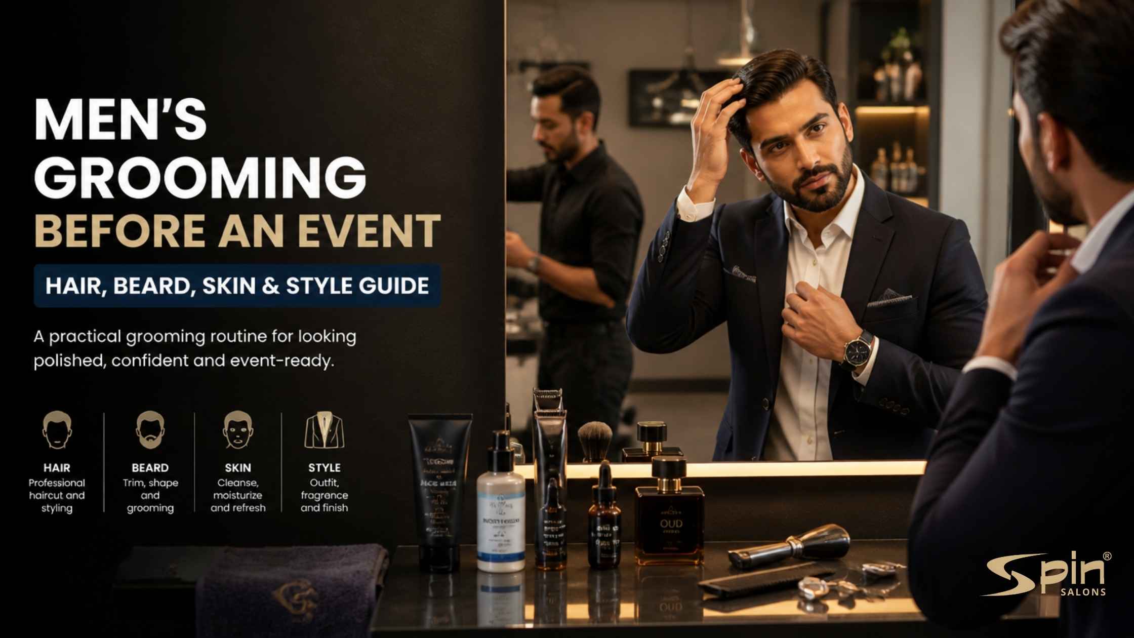 Men’s Grooming Before an Event: Hair, Beard, Skin & Style Guide