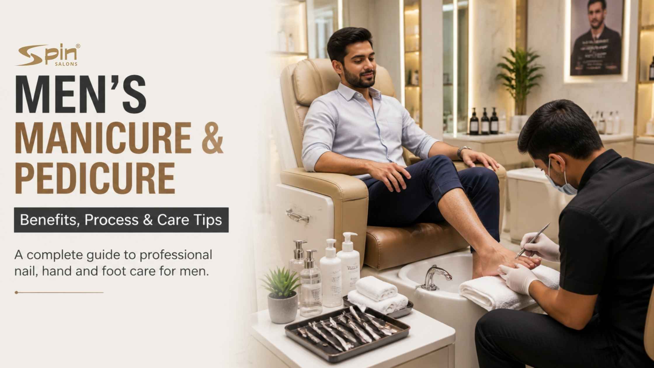 Men’s Manicure & Pedicure: Benefits, Process & Care Tips