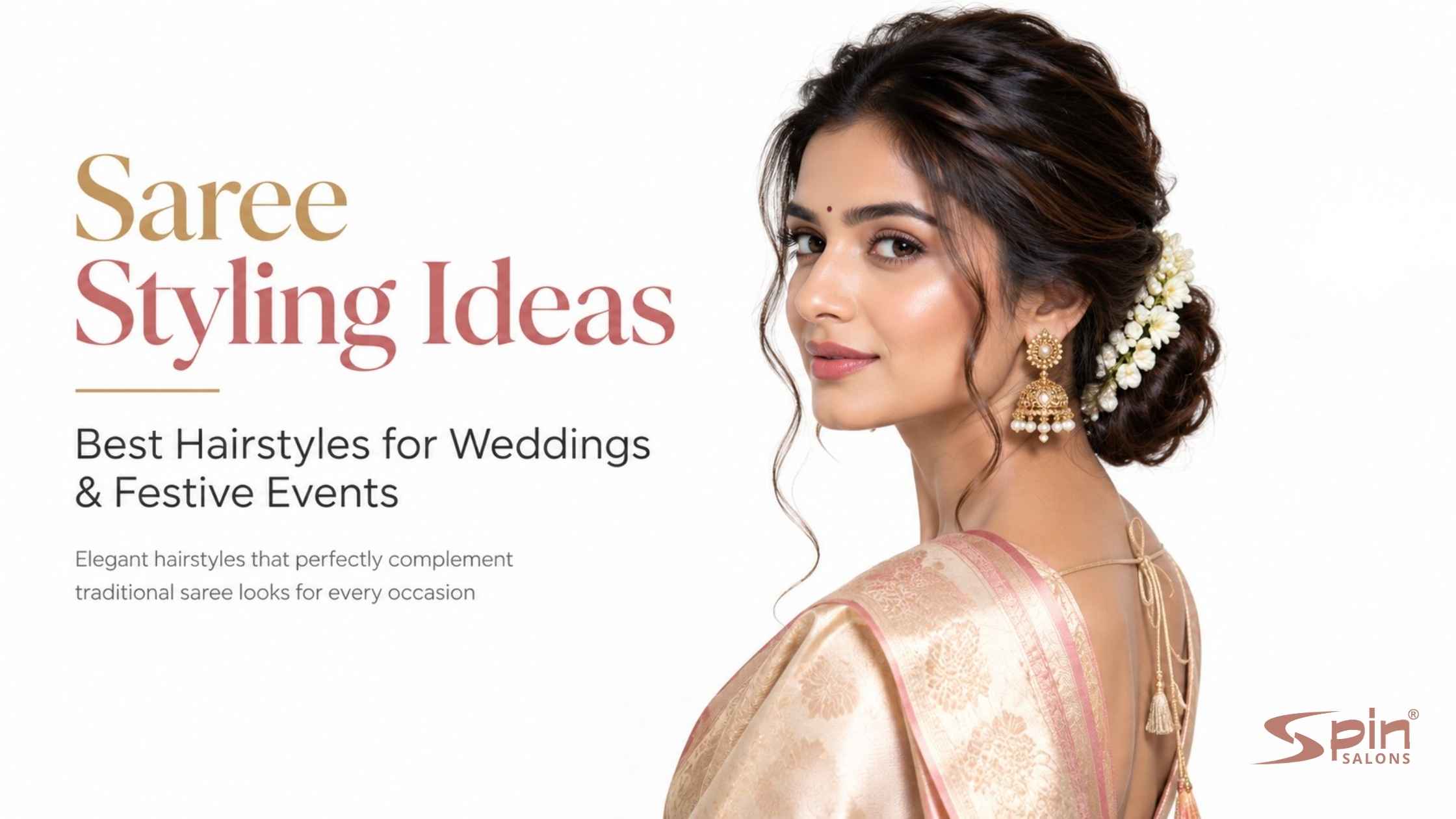 Saree Styling Ideas: Best Hairstyles for Weddings & Festive Events