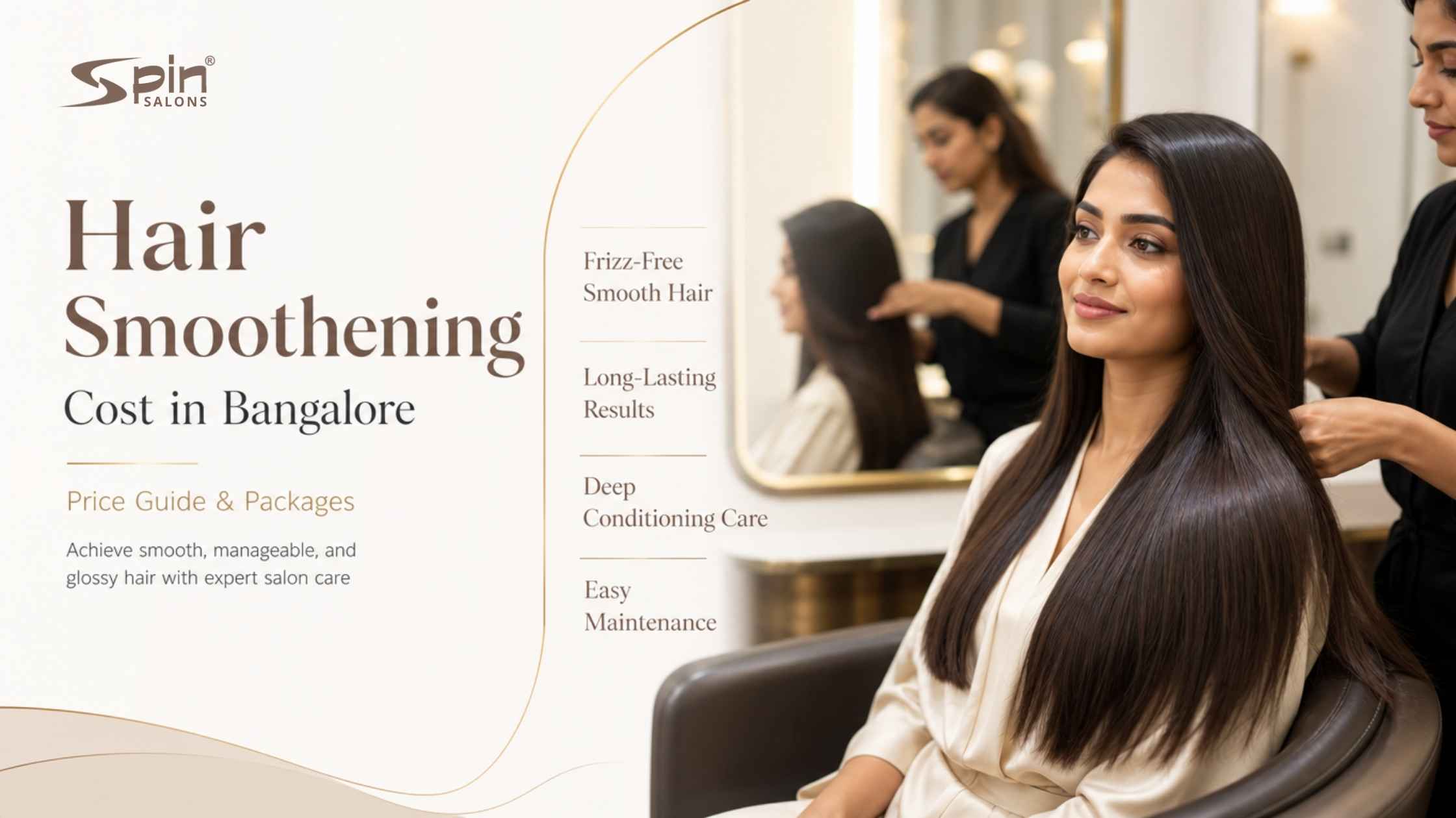 Hair Smoothening Cost in Bangalore: Price Guide & Packages