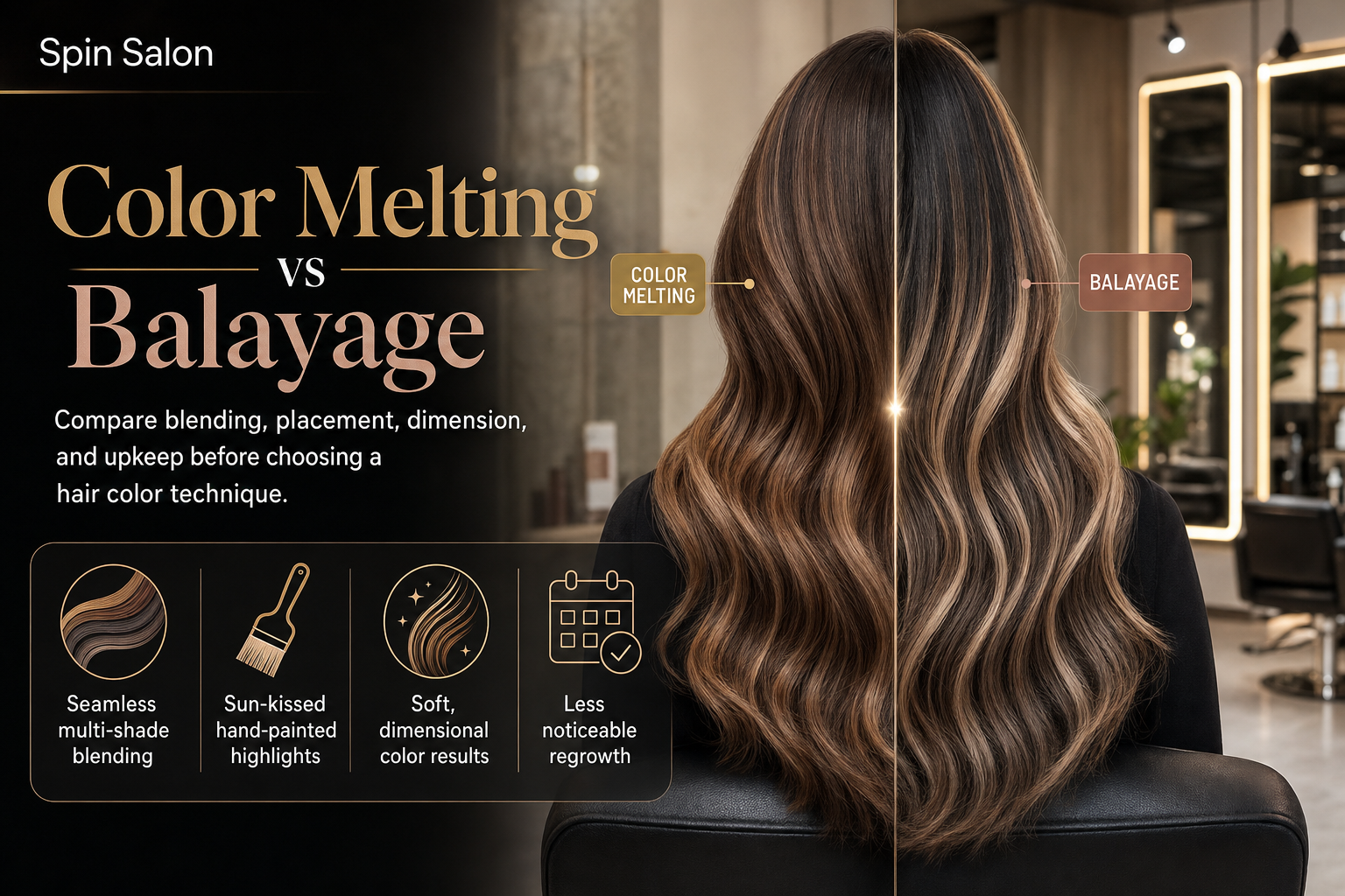 Color Melting vs Balayage: What’s the Difference?