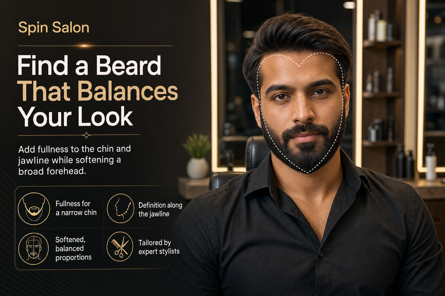 Heart-Shaped Face? Find a Beard That Balances Your Look