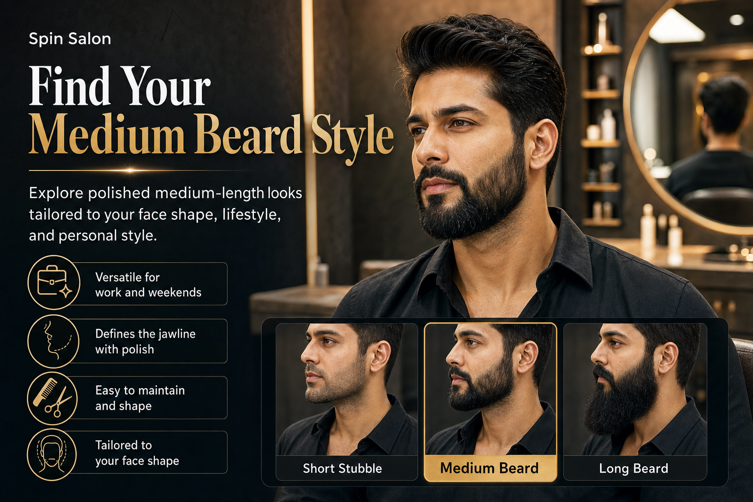 Can't Decide Your Beard Length? Try These Medium Beard Styles