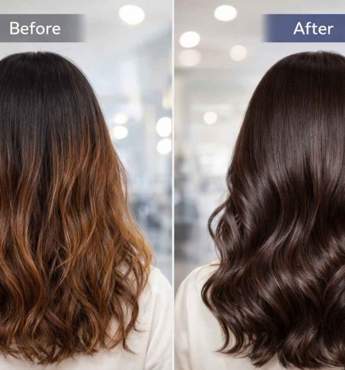 Spin salon hair color