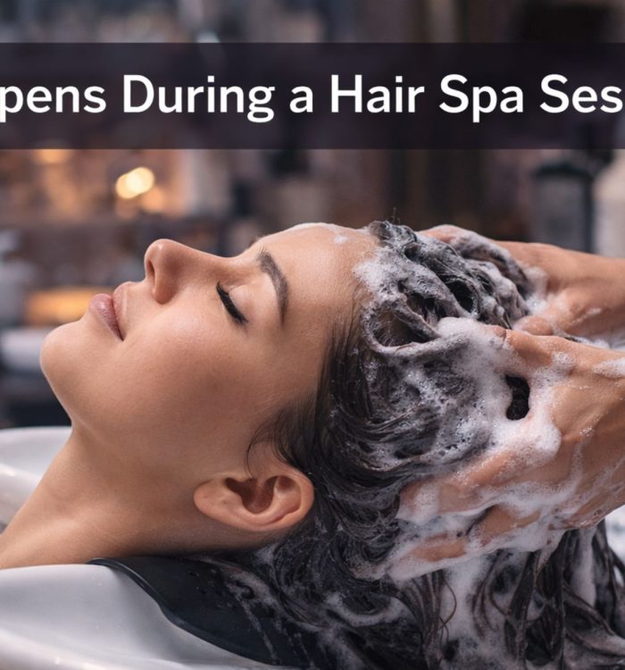 Hair spa session