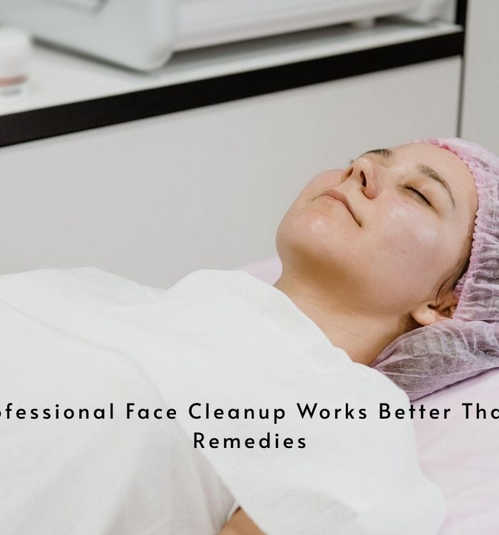 Professional face clean up